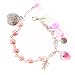 Charm Bracelet Doll and Gems, Pink