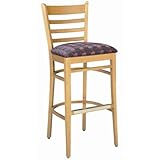 AC Furniture 1978 Bar Stool with Upholstered Seat