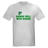 Drinks Well With Others - Beer Light T-Shirt by CafePress