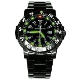 New Smith and Wesson Watch Tritium Commander Date Display Rotating Bezel Black Stainless Steel 3... 