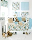 Scribbles Blue Valance