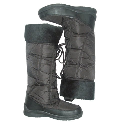 Snugin*Snow Knee Length Snow / Apres Ski Boot, Black, EUR: 39 (UK6-6.5)
