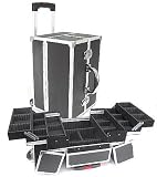 Professional Rolling Makeup Artist Case In Black (Black) (16