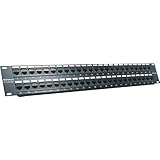 TRENDnet 48-Port Cat5/5e Unshielded Wallmount or Rackmount Patch Panel TC-P48C5E