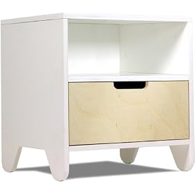 Spot On Square Hiya Eco-friendly Nightstand, White Birch by Spot on Square