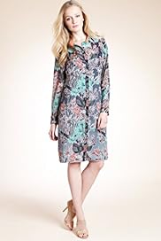 Autograph Floral Print Shirt Dress with Camisole