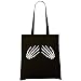 Skeleton Hands Organic Fashion Tote