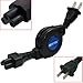 BESTEK Retractable Laptop AC Cable Standard Notebook Computer /Game Console /Entertainment /Printer /LCD TFT CRT Monitor /Audio Equipment & Amps / Cable Box and Many More Electronics that Required 2-Prong Power Cord.BTT01C 02C (3 prong cord)