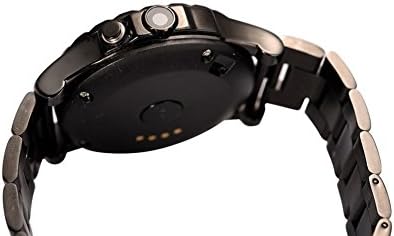 Reker Smart Watch No.1 Sun S2 Round Screen Bluetooth Watch for Samsung HTC Xiaomi Huawei Iphone 6/5s Ios Android Smartphone (Black+Iron Brand)