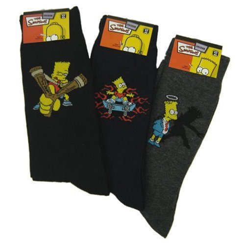 The Simpsons, Bart Socken Set Gr. 43-46
