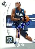 Josh Howard Autographed/Hand Signed Basketball Card (Dallas Mavericks) 2005 Upper Deck SP #18