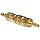 Brass Double Shut-Off Quick Connector 1/8" Barb, .39" OD, 2.5"L Coupler, 1.44"L Plug with Buna-N Seal