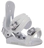 Morrow Lotus Snowboard Bindings White