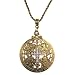 Writers of the Good Word Gold Tone Cross Necklace
