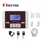 PiSector Cellular GSM Home Security Alarm System Pack, Auto Dial, LCD Display, 433MHz
