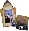 Wild Alaskan Smoked Salmon Seafood Set with Photo Frame - Kosher Gourmet Food Gift Basket