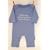 Romper 'Think I only eat burp and fart, see my daddy' blue 6-12 months