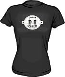 I Beat Sobriety Beer Mugs Logo Women's tee Shirt in 6 Colors Small
thru XL