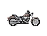 Vehicle Wall Decals - Brown Harley Motorcycle - 12 inch Removable Graphic
