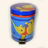 Winnie the Pooh Step on Metal Garbage Can