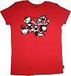 Emily the Strange juniors women's shirt tee Emily Collage Red