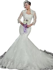 Strapless Fitted Lace Mermaid  Dress