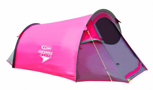 Gelert Quick Pitch Elite 2 Man Tent Raspberry Sorbet / Iced Pearl