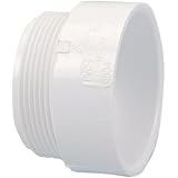 NIBCO 4804 Series PVC DWV Pipe Fitting, Adapter, Hub x NPT Male