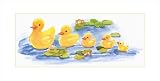 All in a Row by Sarah Street poster print,24 in. x 12 in.