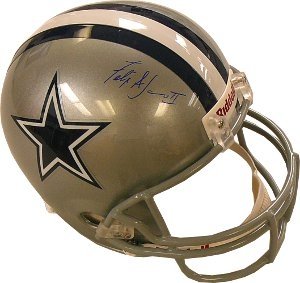 Felix Jones Autographed/Hand Signed Dallas Cowboys Full Size Replica Helmet- Jones Hologram