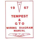 1967 PONTIAC GTO TEMPEST Wiring Diagrams Schematics by Pontiac