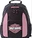 Harley-Davidson® Bar & Shield Day Back Pack. Pink and Black. BP1965S-P