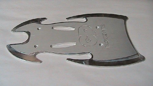 Silver brand new GP racing 'BAT' alloy deck