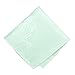 TieMart Seafoam Clara Paisley Pocket Square