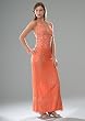 Formal Evening Gown. Beaded Silk Dress for Prom, Party, Wedding by Sean Collection (8553) Mandarin