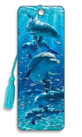 Artgame - Dolphins - 3D Bookmark (9421026450098)