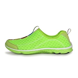 Aleader Men's Mesh Slip On Water Shoes Green 7 D(M) US
