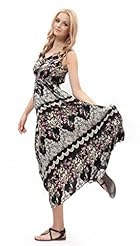 Petite Cotton/Polyester/Rayon Floral Print Summer Sleeveless  Dress