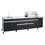 Landmann 5 Burner Gas BBQ Kitchen With Sink