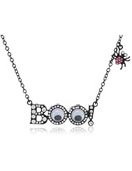 Betsey Johnson "Enchanted Forest" Boo Pendant Necklace, 20"