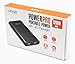 URGE Basics 12,000mAh Universal Dual Port Portable Backup Battery Charger with LED light Power Bank for Smartphones and Tablets (Black)