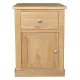 Mobel 1 Door Lamp Table in Oak
