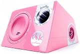 In Phase XTPP10 10 inch 1200W Subwoofer with Piano Finish Pink Enclosure