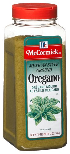 McCormick Oregano, Mexican Style, Ground, 13-Ounce Plastic Bottles (Pack of 2)