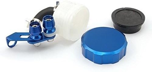 Blue CNC Machined Brake Clutch Motorcycle Racing Master Cylinder Fluid Reservoir Tank Oil Cup For Suzuki HAYABUSA/GSXR1300 1999 2000 2001 2002 2003 2004 2005 2006 2007