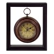 9" French Inspired Roman Numeral Mantle Clock Suspended from Frame