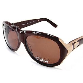 New Chloe CL2126 CL-2126 C03 Golden Brown Frame Sunglasses