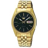 Seiko 5 Automatic Gold-tone Bracelet Gold Dial Men's watch #SNXZ16