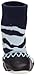 Mocc Ons Baby Toddler Slipper Socks 18-24m Blue Zebra Stripes