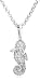Sterling Silver Cubic Zirconia Seahorse Pendant by Crislu, 16"-18"